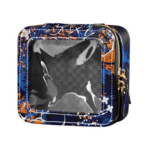 Fitrendlovey Reise-Make-up-Organizer aus PU-Leder mit Membran, praktische Sichtbarkeit für schnellen Zugriff auf den Inhalt, T17, Einheitsgröße Fitrendlovey Reise-Make-up-Organizer aus PU-Leder mit Membran, praktische Sichtbarkeit für schnellen Zugriff auf den Inhalt, T17, Einheitsgröße von Fitrendlovey