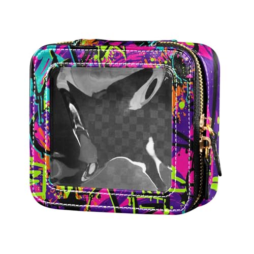 Fitrendlovey Reise-Make-up-Organizer aus PU-Leder mit Membran, praktische Sichtbarkeit für schnellen Zugriff auf den Inhalt, T18, Einheitsgröße Fitrendlovey Reise-Make-up-Organizer aus PU-Leder mit Membran, praktische Sichtbarkeit für schnellen Zugriff auf den Inhalt, T18, Einheitsgröße von Fitrendlovey