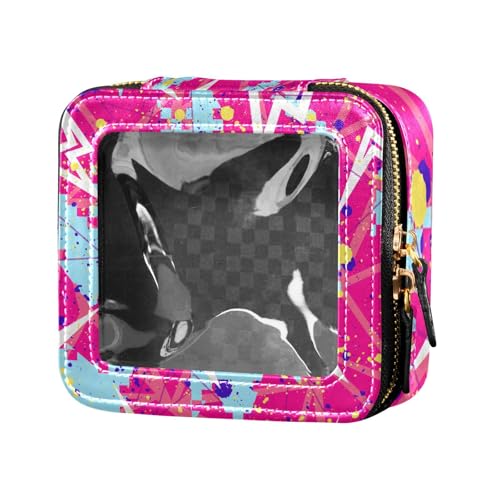 Fitrendlovey Reise-Make-up-Organizer aus PU-Leder mit Membran, praktische Sichtbarkeit für schnellen Zugriff auf den Inhalt, T4, Einheitsgröße Fitrendlovey Reise-Make-up-Organizer aus PU-Leder mit Membran, praktische Sichtbarkeit für schnellen Zugriff auf den Inhalt, T4, Einheitsgröße von Fitrendlovey