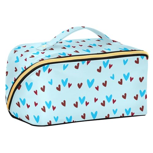 Fitrendlovey Reise-Make-up-Tasche für Damen, großer Make-up-Organizer mit Reißverschluss und Griff, T11, one size Fitrendlovey Reise-Make-up-Tasche für Damen, großer Make-up-Organizer mit Reißverschluss und Griff, T11, one size von Fitrendlovey