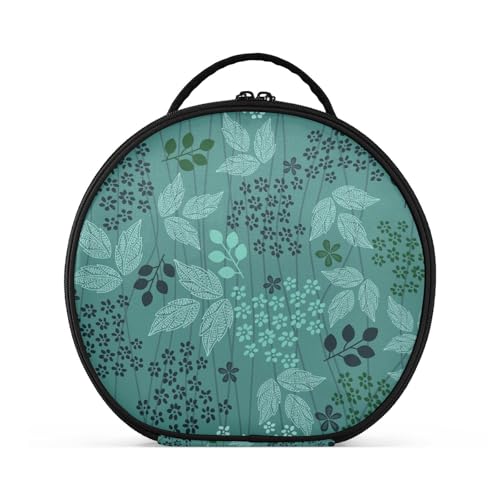 Fitrendlovey Reise-Make-up-Tasche für Damen, mit Reißverschluss, geräumige Aufbewahrung und runde Form für einfachen Zugriff auf Kosmetika, T12, Einheitsgröße Fitrendlovey Reise-Make-up-Tasche für Damen, mit Reißverschluss, geräumige Aufbewahrung und runde Form für einfachen Zugriff auf Kosmetika, T12, Einheitsgröße von Fitrendlovey