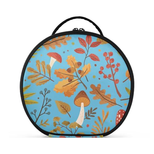 Fitrendlovey Reise-Make-up-Tasche für Damen, mit Reißverschluss, geräumige Aufbewahrung und runde Form für einfachen Zugriff auf Kosmetika, T4, Einheitsgröße Fitrendlovey Reise-Make-up-Tasche für Damen, mit Reißverschluss, geräumige Aufbewahrung und runde Form für einfachen Zugriff auf Kosmetika, T4, Einheitsgröße von Fitrendlovey