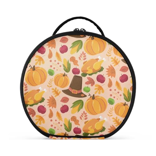 Fitrendlovey Reise-Make-up-Tasche für Damen, mit Reißverschluss, geräumige Aufbewahrung und runde Form für einfachen Zugriff auf Kosmetika, T8, Einheitsgröße Fitrendlovey Reise-Make-up-Tasche für Damen, mit Reißverschluss, geräumige Aufbewahrung und runde Form für einfachen Zugriff auf Kosmetika, T8, Einheitsgröße von Fitrendlovey