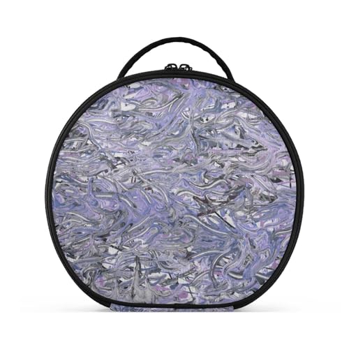 Fitrendlovey Reisefreundliche, runde Make-up-Tasche für Damen, mit Reißverschluss und verstellbaren Trennwänden, praktisch für jede Reise, T9, one size Fitrendlovey Reisefreundliche, runde Make-up-Tasche für Damen, mit Reißverschluss und verstellbaren Trennwänden, praktisch für jede Reise, T9, one size von Fitrendlovey