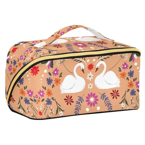 Fitrendlovey Rhombus Make-up-Tasche, groß, Reise-Organizer mit Reißverschluss, praktisch für Kosmetika und Toilettenartikel, T12, Einheitsgröße von Fitrendlovey