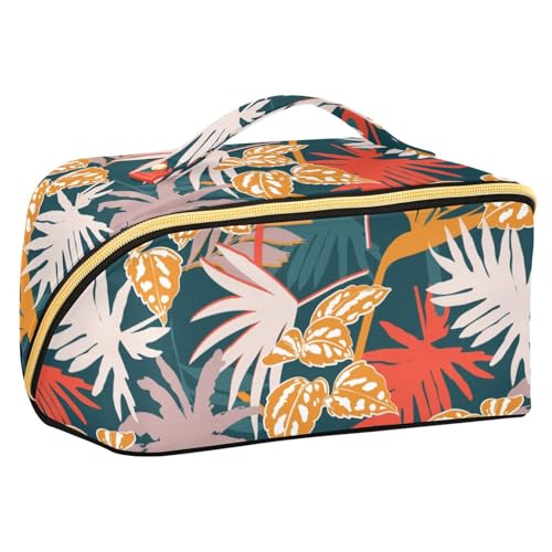 Fitrendlovey Rhombus Make-up-Tasche, groß, Reise-Organizer mit Reißverschluss, praktisch für Kosmetika und Toilettenartikel, T15, one size von Fitrendlovey