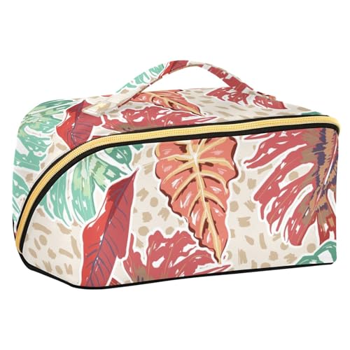 Fitrendlovey Rhombus Make-up-Tasche, groß, Reise-Organizer mit Reißverschluss, praktisch für Kosmetika und Toilettenartikel, T18, Einheitsgröße von Fitrendlovey