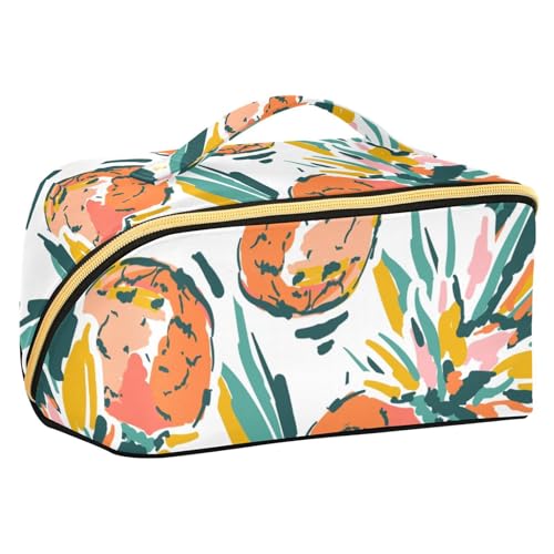 Fitrendlovey Rhombus Make-up-Tasche, groß, Reise-Organizer mit Reißverschluss, praktisch für Kosmetika und Toilettenartikel, T4, Einheitsgröße von Fitrendlovey