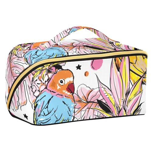 Fitrendlovey Rhombus Make-up-Tasche, groß, Reise-Organizer mit Reißverschluss, praktisch für Kosmetika und Toilettenartikel, T9, Einheitsgröße von Fitrendlovey