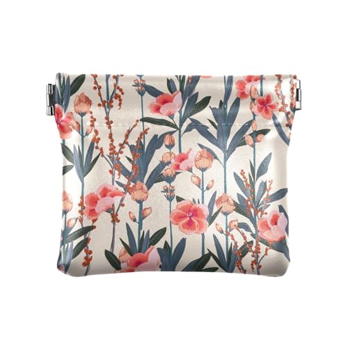 Fitrendlovey Schicke Leder-Münztasche für Damen, tragbare Mini-Geldbörse mit reichlich Platz für Münzen, Schlüssel und Lippenstift, Rot, one size, Tragbar Fitrendlovey Schicke Leder-Münztasche für Damen, tragbare Mini-Geldbörse mit reichlich Platz für Münzen, Schlüssel und Lippenstift, Rot, one size, Tragbar von Fitrendlovey