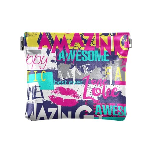 Fitrendlovey Schicke Münztasche aus PU-Leder, kleine Größe, Kleingeldhalter für Damen, praktisch für Headsets, Schlüssel und Lippenstift, T7, one size, Tragbar Fitrendlovey Schicke Münztasche aus PU-Leder, kleine Größe, Kleingeldhalter für Damen, praktisch für Headsets, Schlüssel und Lippenstift, T7, one size, Tragbar von Fitrendlovey