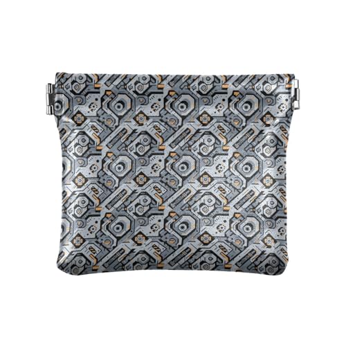 Fitrendlovey Schlüsselanhänger aus Leder für Münzen und Karten, T12, Einheitsgröße, Tragbar von Fitrendlovey