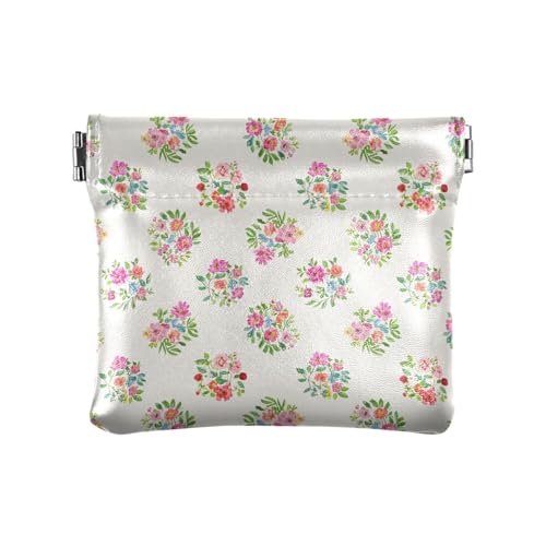 Fitrendlovey Squeeze Leder Münzbörse Mini Kleingeldtasche Gelb T19 Tragbar, Gelb, T19, Tragbar von Fitrendlovey