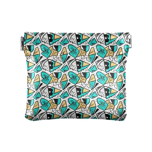 Fitrendlovey Squeeze Münzgeldbörse Leder Mini Geldbörse für Kleingeld, T15, one size, Tragbar Fitrendlovey Squeeze Münzgeldbörse Leder Mini Geldbörse für Kleingeld, T15, one size, Tragbar von Fitrendlovey