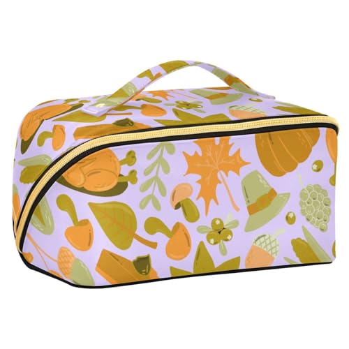 Fitrendlovey Stilvolle Reise-Kulturbeutel für Damen, große Kapazität, Make-up-Tasche mit Reißverschluss und leicht zu tragenden Griff, T12, one size von Fitrendlovey