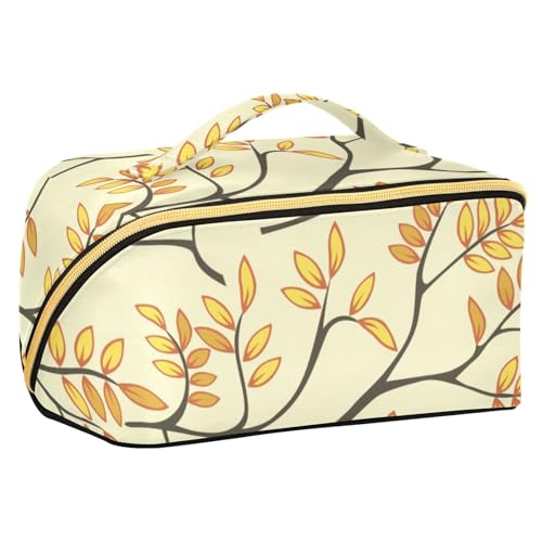 Fitrendlovey Stilvolle Reise-Kulturbeutel für Damen, große Kapazität, Make-up-Tasche mit Reißverschluss und leicht zu tragenden Griff, T7, Einheitsgröße von Fitrendlovey