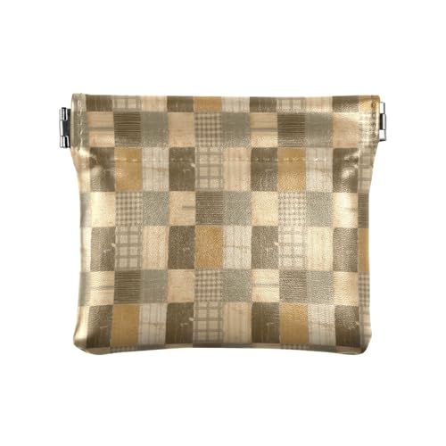 Fitrendlovey Tragbare Geldbörse aus Leder mit Schlüsselring, T16, Einheitsgröße, Tragbar von Fitrendlovey