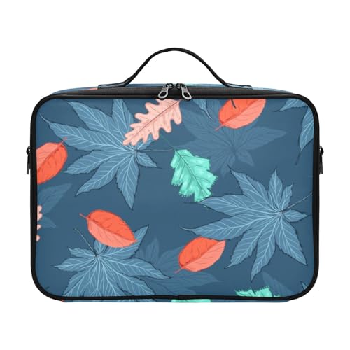 Fitrendlovey Tragbare Kosmetiktasche für Damen mit verstellbaren Trennwänden, großer Reise-Make-up-Organizer mit Griff und Reißverschluss, T14, Taglia Unica von Fitrendlovey