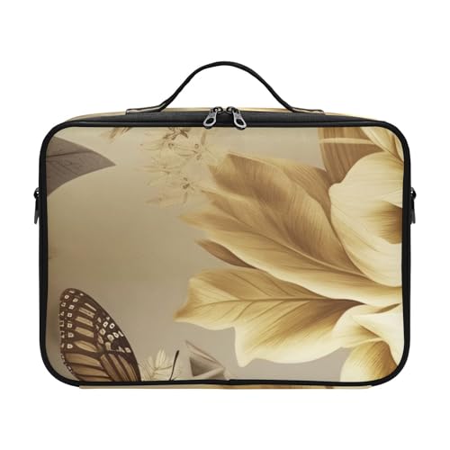 Fitrendlovey Tragbare Make-up-Tasche mit Reißverschluss und verstellbaren Trennwänden, großer Reise-Organizer für Hautpflege und Kosmetik, T10, Einheitsgröße Fitrendlovey Tragbare Make-up-Tasche mit Reißverschluss und verstellbaren Trennwänden, großer Reise-Organizer für Hautpflege und Kosmetik, T10, Einheitsgröße von Fitrendlovey