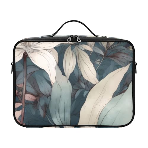 Fitrendlovey Tragbare Make-up-Tasche mit Reißverschluss und verstellbaren Trennwänden, großer Reise-Organizer für Hautpflege und Kosmetik, T11, Einheitsgröße Fitrendlovey Tragbare Make-up-Tasche mit Reißverschluss und verstellbaren Trennwänden, großer Reise-Organizer für Hautpflege und Kosmetik, T11, Einheitsgröße von Fitrendlovey