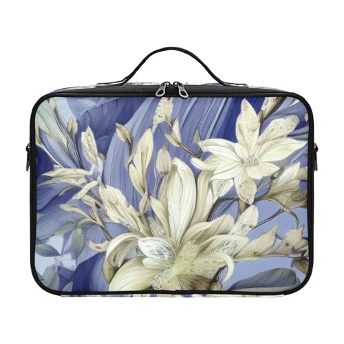 Fitrendlovey Tragbare Make-up-Tasche mit Reißverschluss und verstellbaren Trennwänden, großer Reise-Organizer für Hautpflege und Kosmetik, T8, Einheitsgröße Fitrendlovey Tragbare Make-up-Tasche mit Reißverschluss und verstellbaren Trennwänden, großer Reise-Organizer für Hautpflege und Kosmetik, T8, Einheitsgröße von Fitrendlovey