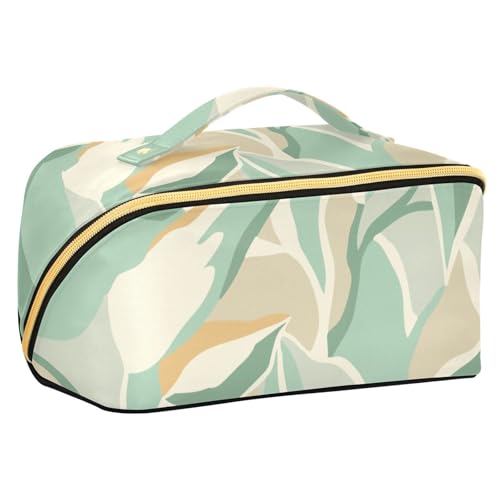 Fitrendlovey Tragbarer Make-up-Organizer mit Trennwänden und Griff für Toilettenartikel und Hautpflege unterwegs, T15, Einheitsgröße von Fitrendlovey