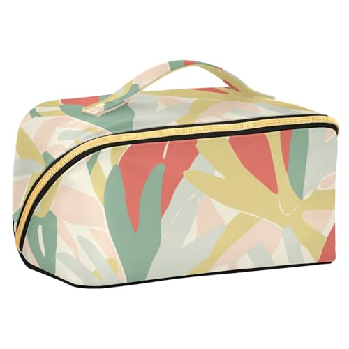 Fitrendlovey Tragbarer Make-up-Organizer mit Trennwänden und Griff für Toilettenartikel und Hautpflege unterwegs, T3, Einheitsgröße von Fitrendlovey