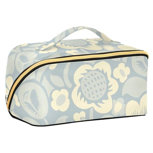 Fitrendlovey Tragbarer Make-up-Organizer mit Trennwänden und Griff für Toilettenartikel und Hautpflege unterwegs, T9, Einheitsgröße von Fitrendlovey