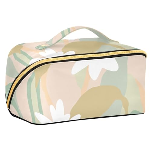 Fitrendlovey Tragbarer Make-up-Organizer mit Trennwänden und Griff für Toilettenartikel und Hautpflege unterwegs, t1, Einheitsgröße von Fitrendlovey