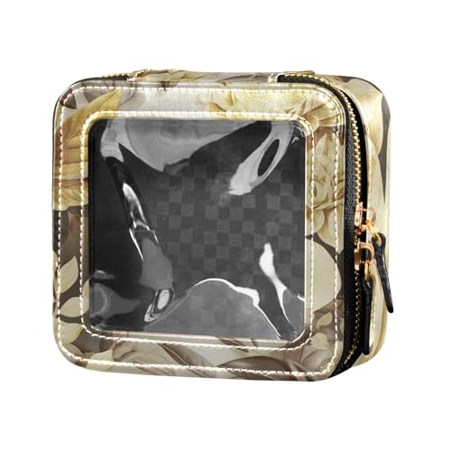 Fitrendlovey Tragbarer Make-up-Organizer mit großem Dachfenster, geräumige Kosmetiktasche für Reiseliebhaber, T10, Einheitsgröße von Fitrendlovey