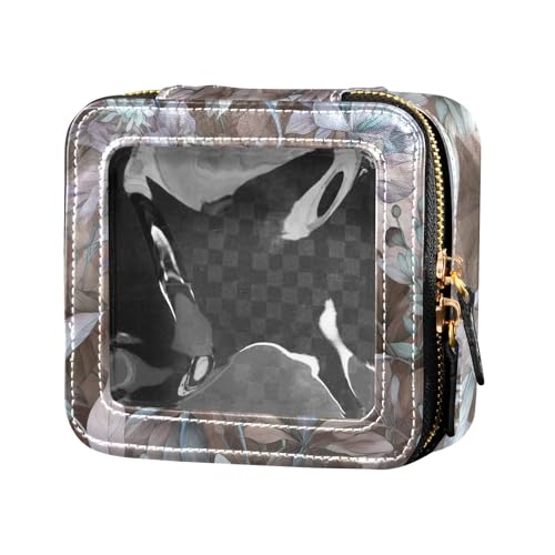 Fitrendlovey Tragbarer Make-up-Organizer mit großem Dachfenster, geräumige Kosmetiktasche für Reiseliebhaber, T15, Einheitsgröße von Fitrendlovey