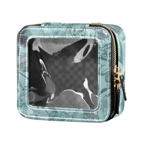 Fitrendlovey Tragbarer Make-up-Organizer mit großem Dachfenster, geräumige Kosmetiktasche für Reiseliebhaber, T19, Einheitsgröße von Fitrendlovey