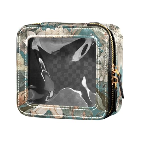 Fitrendlovey Tragbarer Make-up-Organizer mit großem Dachfenster, geräumige Kosmetiktasche für Reiseliebhaber, T5, one size von Fitrendlovey