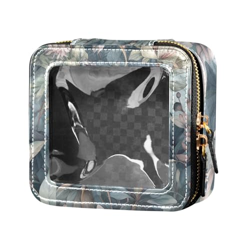 Fitrendlovey Tragbarer Make-up-Organizer mit großem Dachfenster, geräumige Kosmetiktasche für Reiseliebhaber, t1, Einheitsgröße von Fitrendlovey