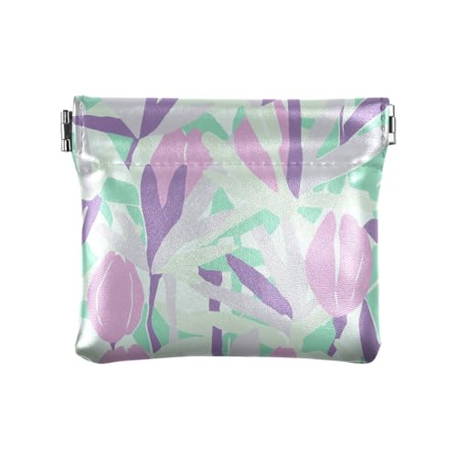 Fitrendlovey Vielseitige Münztasche aus PU-Leder, klein und stilvoll, für Damen, ideal für Schlüssel, Ausweis und Make-up, T8, Einheitsgröße, Tragbar von Fitrendlovey