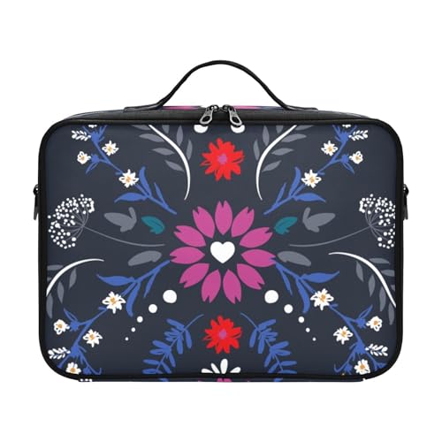 Fitrendlovey Vielseitiger Reise-Kulturbeutel für Damen, mit verstellbaren Trennwänden und Reißverschluss, einfach zu tragen und zu organisieren, T2, Einheitsgröße von Fitrendlovey