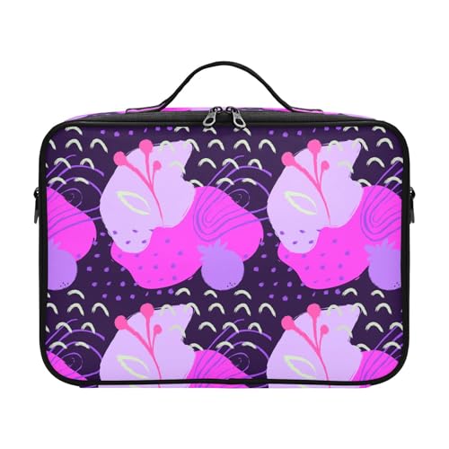 Fitrendlovey XL Hartschalenetui für Damen, großes Fassungsvermögen, Make-up, Hautpflege, Reiseetui, T4, Einheitsgröße von Fitrendlovey