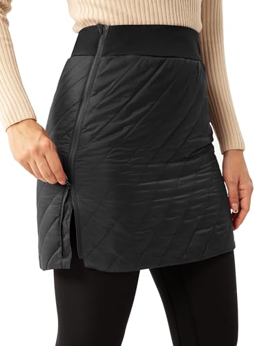 FitsT4 Sports Damen Leichte Winddichte Röcke gesteppt Sport Isoliert Winter Warme Schneeröcke Wandern Laufen Golf von FitsT4 Sports