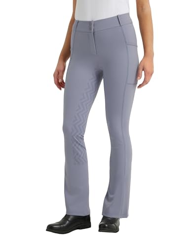 FitsT4 Sports Damen Schlaghose Reitleggings Bootcut Reithose Silikon Vollbesatz Sommer Reitstrumpfhose Blau Grau XXL FitsT4 Sports Damen Schlaghose Reitleggings Bootcut Reithose Silikon Vollbesatz Sommer Reitstrumpfhose Blau Grau XXL von FitsT4 Sports