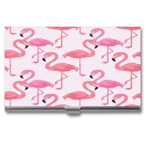 Fitspi Visitenkartenetuis, Flamingo (14) Kartenetui,Visitenkartenbox Für Damen Herren von Fitspi