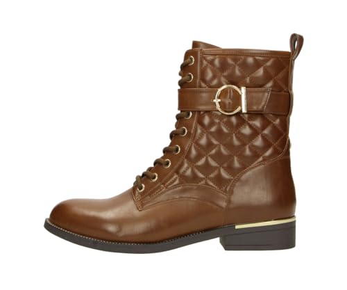 Fitters Damen Stiefelette Kata in Farbe Cognac, Damenschuhe in Übergröße, Kata 45 EU Cognac von Fitters Footwear That Fits