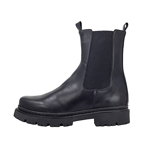 Fitters Footwear That Fits Damen Stiefelette Cara Lederimitat in Schwarz Übergröße, Schuhgröße:45 von Fitters Footwear That Fits