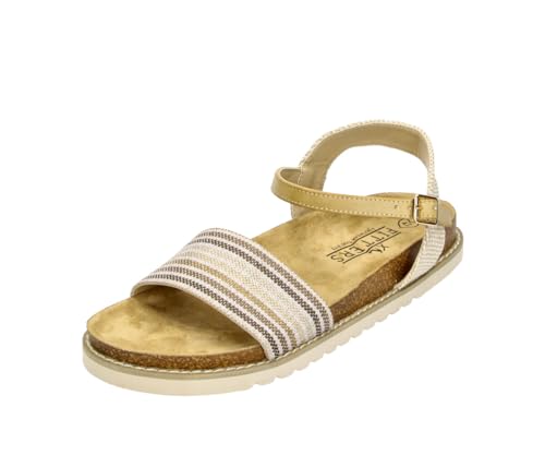 Fitters Footwear That Fits Sandale Anouk in Farbe Sand, modische Schuhe in Übergröße, große Damenschuhe, Anouk 45 EU Sand von Fitters Footwear That Fits