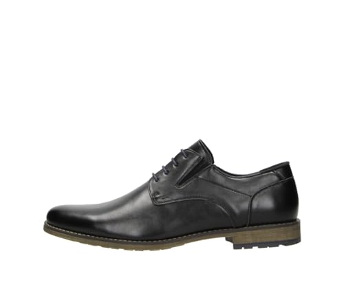 Fitters Herren Business Schuh Max in Farbe Black PU, Herrenschuhe in Übergröße - große Herrenschuhe, Max 51 EU Black PU Fitters Herren Business Schuh Max in Farbe Black PU, Herrenschuhe in Übergröße - große Herrenschuhe, Max 51 EU Black PU von Fitters Footwear That Fits