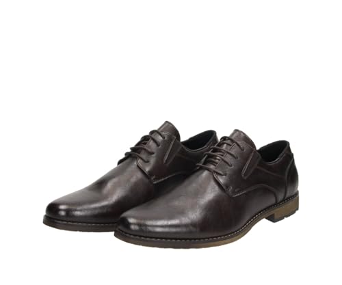 Fitters Herren Business Schuh Max in Farbe D.Brown PU, Herrenschuhe in Übergröße - große Herrenschuhe, Max 54 EU D.Brown PU von Fitters Footwear That Fits