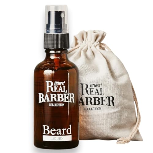 Bart Liquid (50ml) · REAL BARBER COLLECTION · Beard Liquid für Herren - ohne zu ölen. Bartpflege für einen weicherer Bart & weniger Jucken ✓ von Fitters