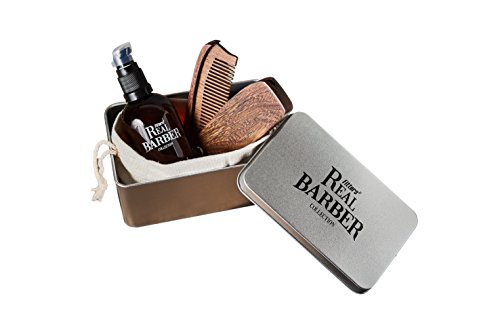 Fitters Real Barber Collection Bartpflege Produkte für Männer (Geschenke Set 1) von Fitters