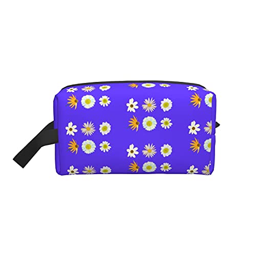 Make-up-Tasche, Daisy, Reise-Reißverschluss, wasserdichte Clutch, Aufbewahrung von Toilettenartikeln, Kosmetiktasche für Mädchen und Frauen von Fittg