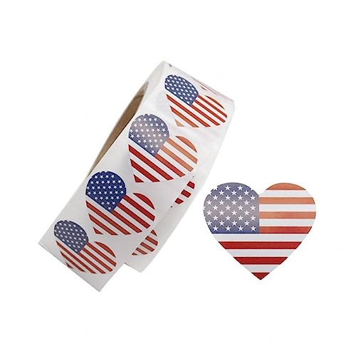 1 Blatt Independence Day Temporäre Tattoo American Flag Body Art Sticker Usa Patriotische Abziehbilder Party Gefälligkeiten Für Gesichtsschulterarm Rücken von Fituenly
