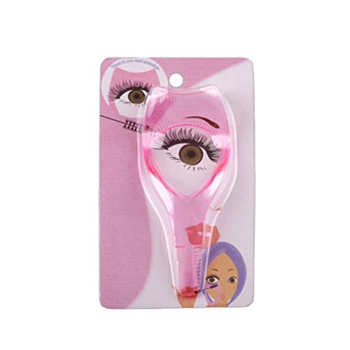 3 in 1 Wimpernwerkzeug Mascara Schild Applikator Wachhandbuch Für Make -up Clear Plastic Wimpernkarte Für Frau Mädchen Rosa von Fituenly